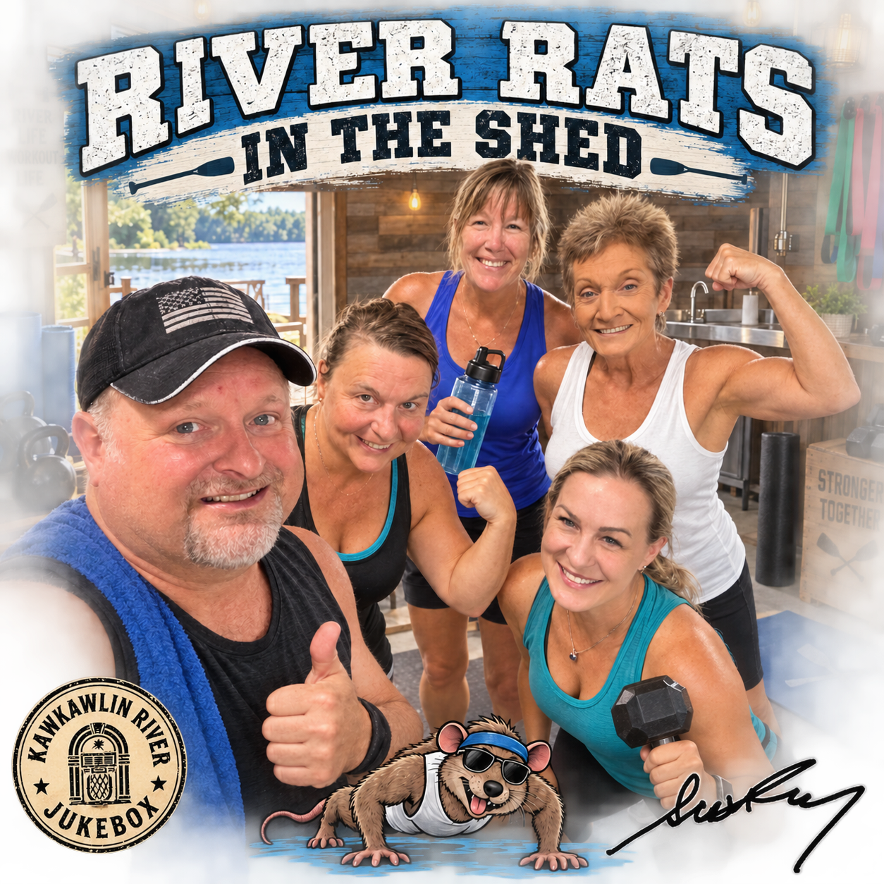 River Rats in the Shed